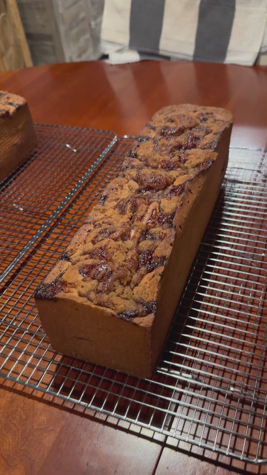 Raspberry Cream Cheese Crumb Pound Cake ( 8-10 servings)